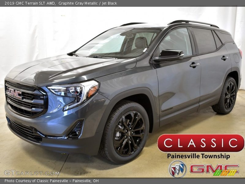 Graphite Gray Metallic / Jet Black 2019 GMC Terrain SLT AWD