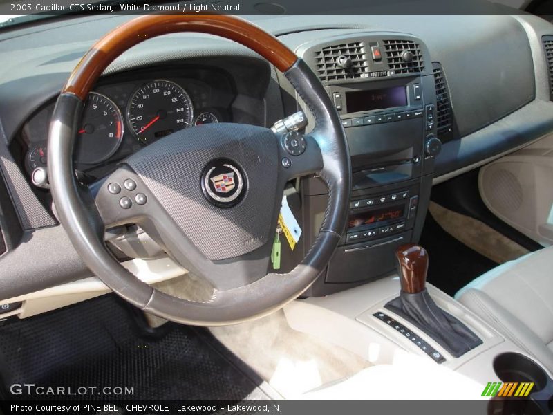 White Diamond / Light Neutral 2005 Cadillac CTS Sedan
