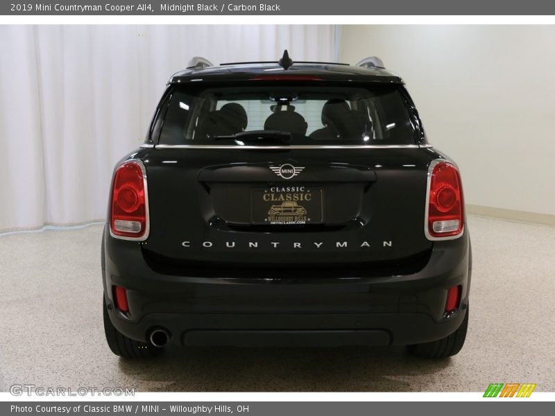 Midnight Black / Carbon Black 2019 Mini Countryman Cooper All4