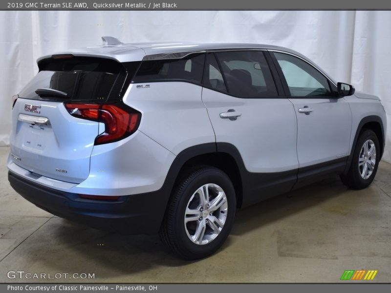 Quicksilver Metallic / Jet Black 2019 GMC Terrain SLE AWD