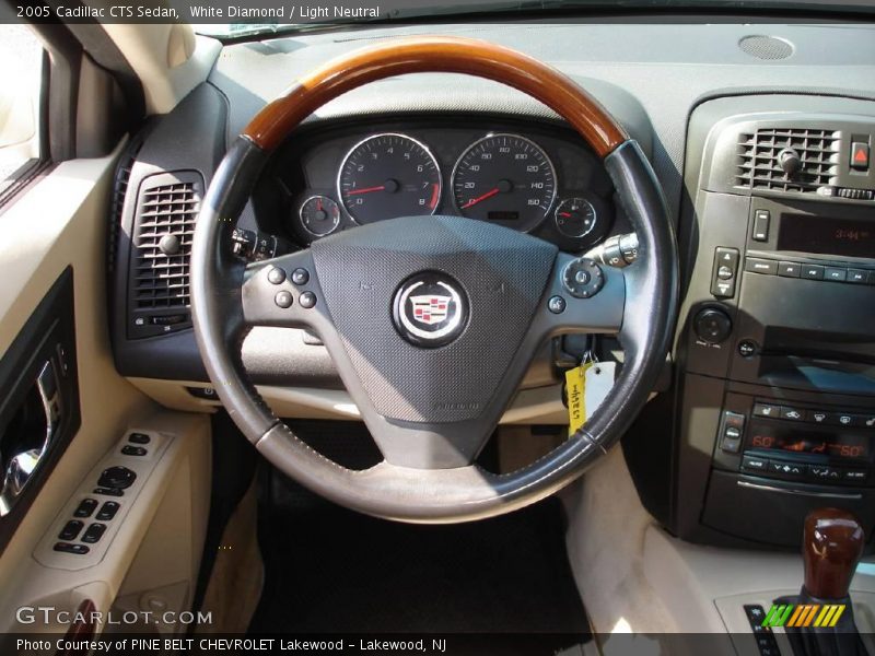 White Diamond / Light Neutral 2005 Cadillac CTS Sedan