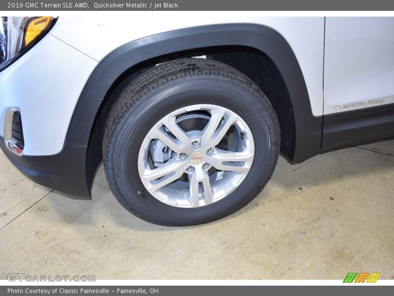 Quicksilver Metallic / Jet Black 2019 GMC Terrain SLE AWD
