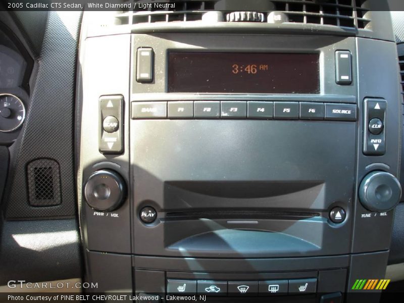 White Diamond / Light Neutral 2005 Cadillac CTS Sedan