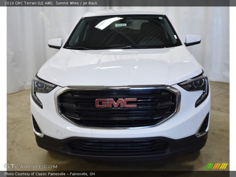 Summit White / Jet Black 2019 GMC Terrain SLE AWD