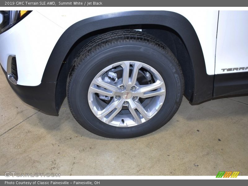 Summit White / Jet Black 2019 GMC Terrain SLE AWD