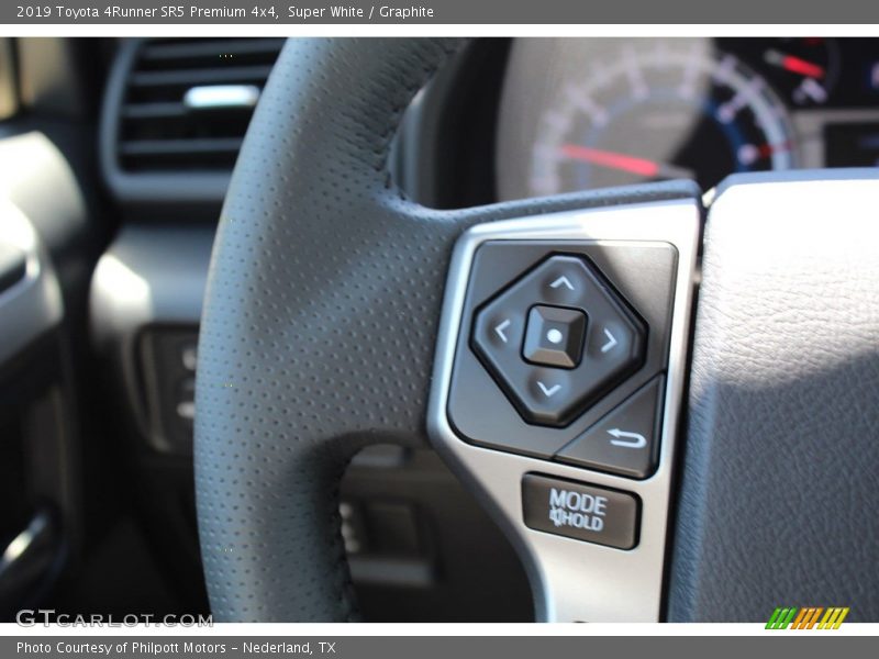 Super White / Graphite 2019 Toyota 4Runner SR5 Premium 4x4