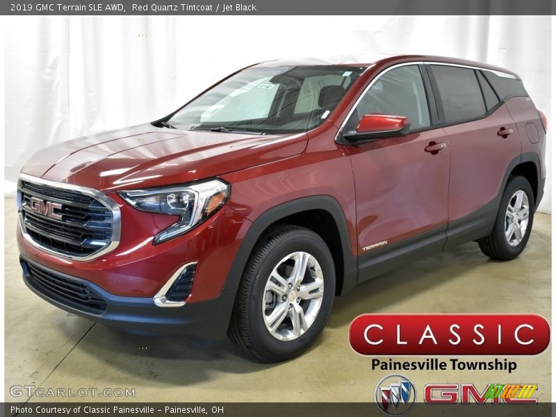 Red Quartz Tintcoat / Jet Black 2019 GMC Terrain SLE AWD