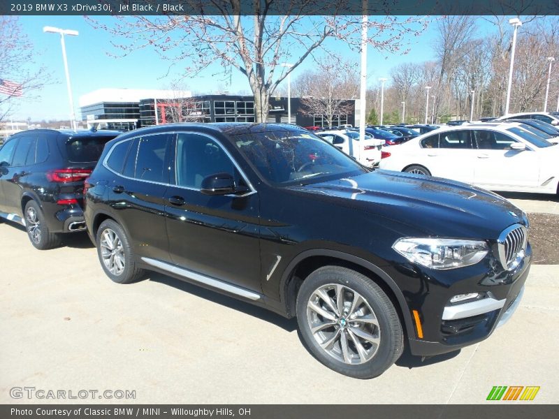 Jet Black / Black 2019 BMW X3 xDrive30i