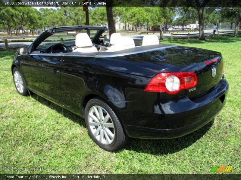 Black Uni / Cornsilk Beige 2009 Volkswagen Eos Komfort