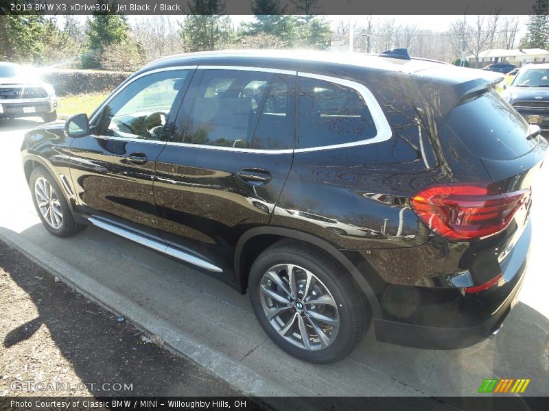 Jet Black / Black 2019 BMW X3 xDrive30i