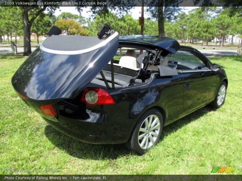 Black Uni / Cornsilk Beige 2009 Volkswagen Eos Komfort