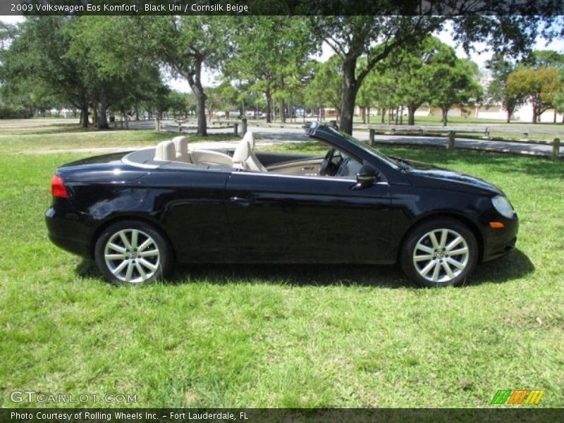 Black Uni / Cornsilk Beige 2009 Volkswagen Eos Komfort