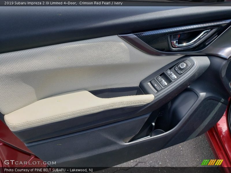 Crimson Red Pearl / Ivory 2019 Subaru Impreza 2.0i Limited 4-Door