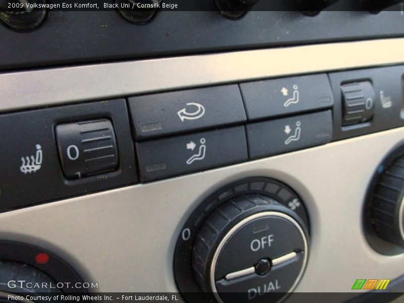 Black Uni / Cornsilk Beige 2009 Volkswagen Eos Komfort