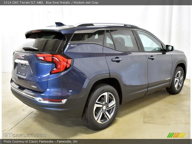 Blue Steel Metallic / Medium Ash Gray 2019 GMC Terrain SLT AWD