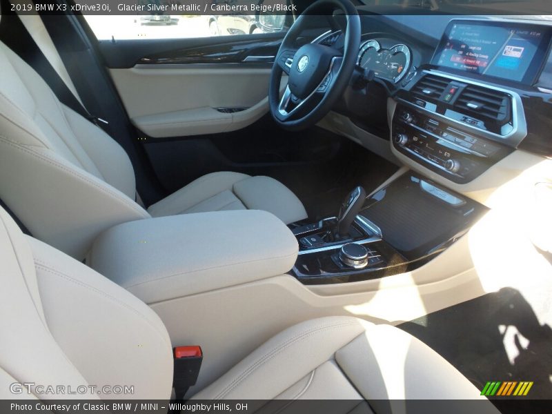 Glacier Silver Metallic / Canberra Beige/Black 2019 BMW X3 xDrive30i