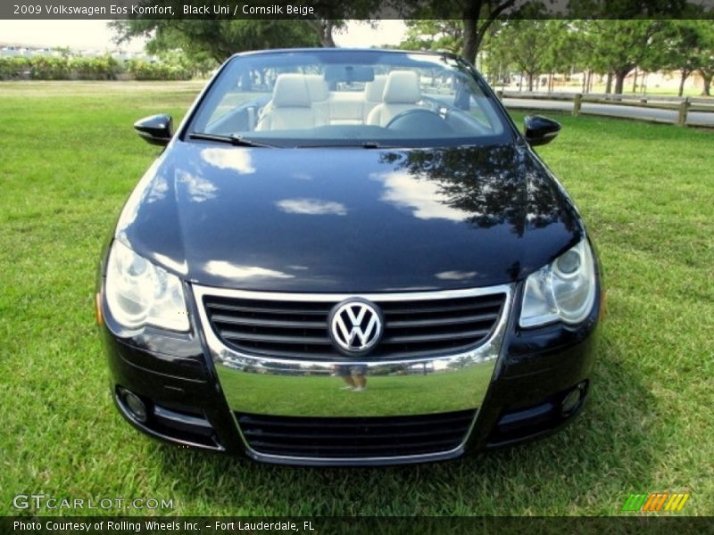Black Uni / Cornsilk Beige 2009 Volkswagen Eos Komfort