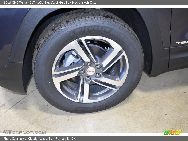 Blue Steel Metallic / Medium Ash Gray 2019 GMC Terrain SLT AWD