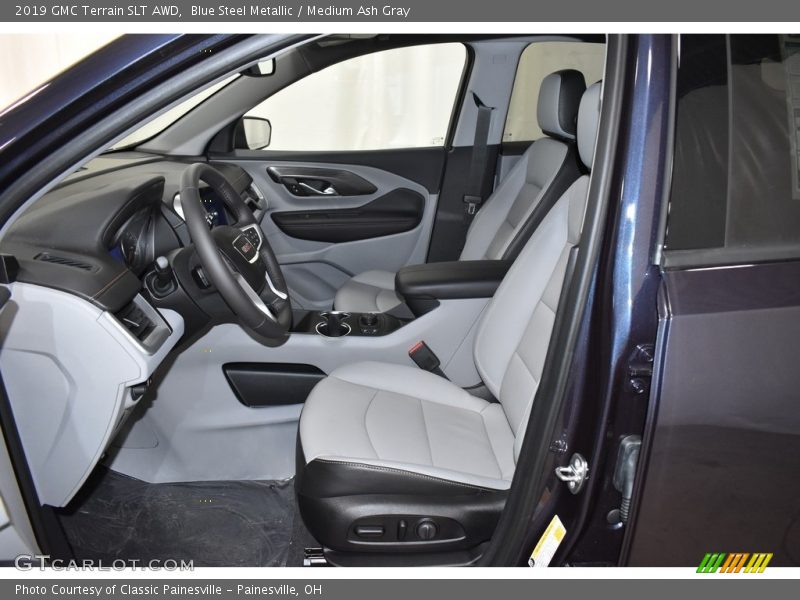 Blue Steel Metallic / Medium Ash Gray 2019 GMC Terrain SLT AWD