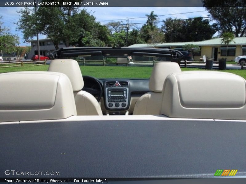 Black Uni / Cornsilk Beige 2009 Volkswagen Eos Komfort