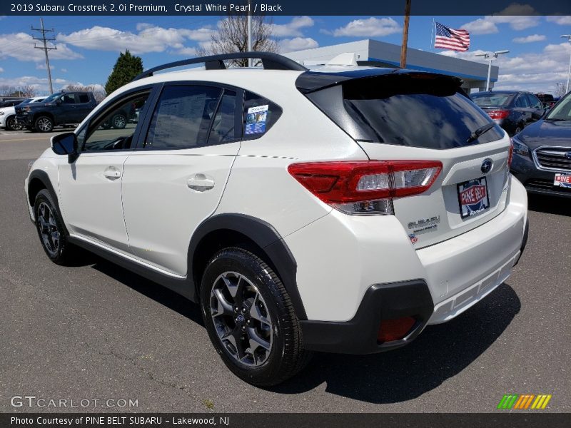 Crystal White Pearl / Black 2019 Subaru Crosstrek 2.0i Premium
