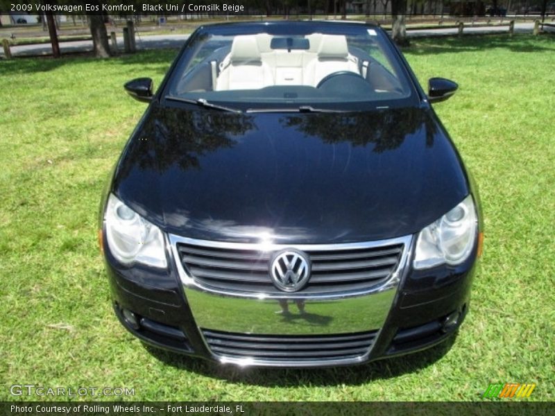 Black Uni / Cornsilk Beige 2009 Volkswagen Eos Komfort