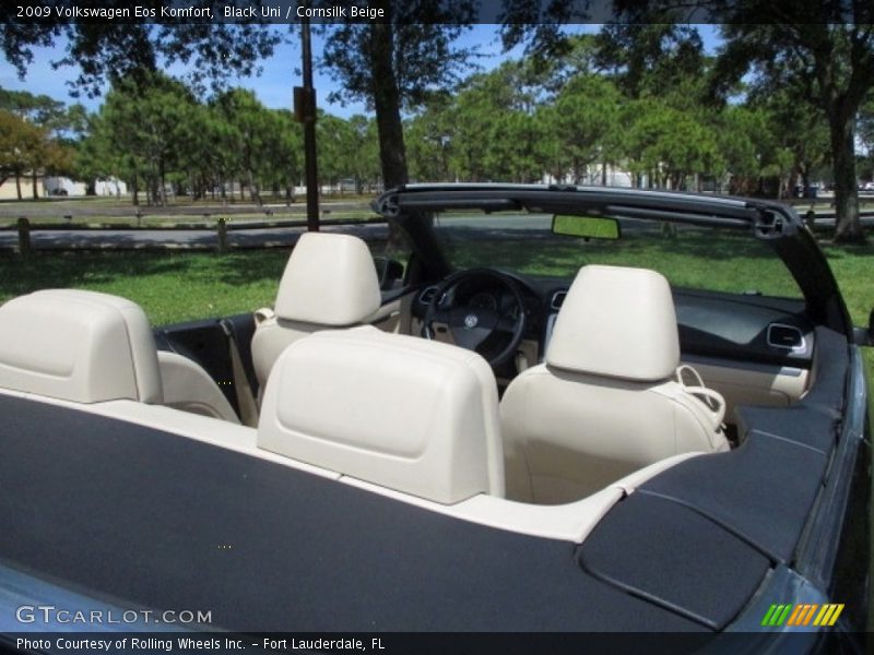 Black Uni / Cornsilk Beige 2009 Volkswagen Eos Komfort