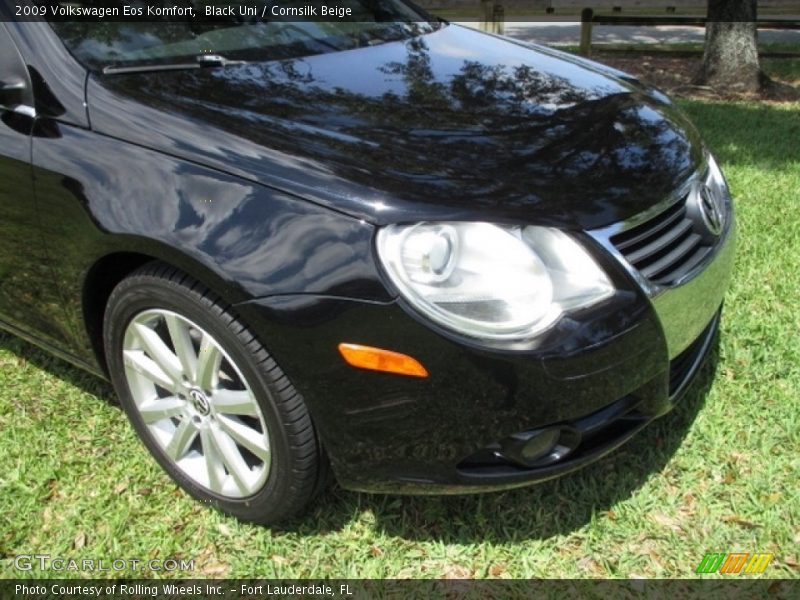 Black Uni / Cornsilk Beige 2009 Volkswagen Eos Komfort