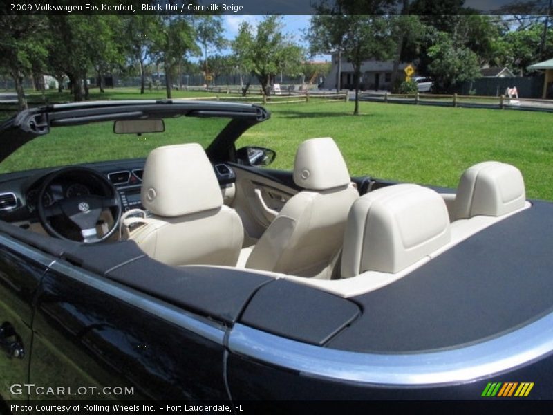 Black Uni / Cornsilk Beige 2009 Volkswagen Eos Komfort