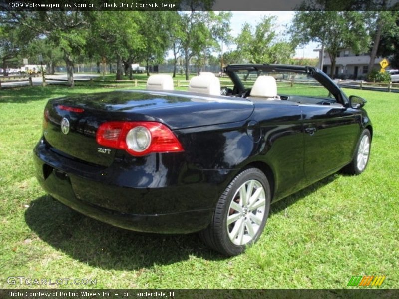 Black Uni / Cornsilk Beige 2009 Volkswagen Eos Komfort