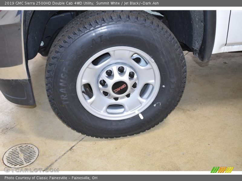 Summit White / Jet Black/­Dark Ash 2019 GMC Sierra 2500HD Double Cab 4WD Utility