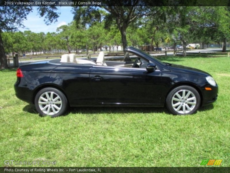 Black Uni / Cornsilk Beige 2009 Volkswagen Eos Komfort