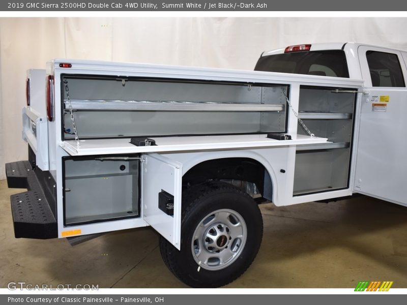 Summit White / Jet Black/­Dark Ash 2019 GMC Sierra 2500HD Double Cab 4WD Utility
