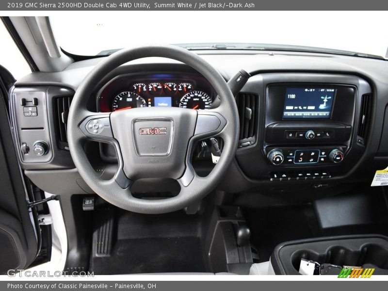 Summit White / Jet Black/­Dark Ash 2019 GMC Sierra 2500HD Double Cab 4WD Utility