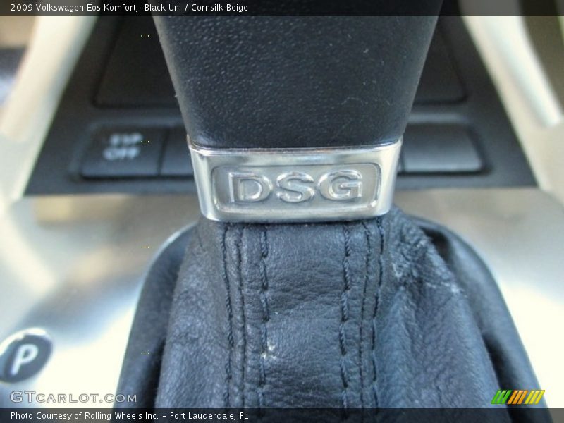 Black Uni / Cornsilk Beige 2009 Volkswagen Eos Komfort