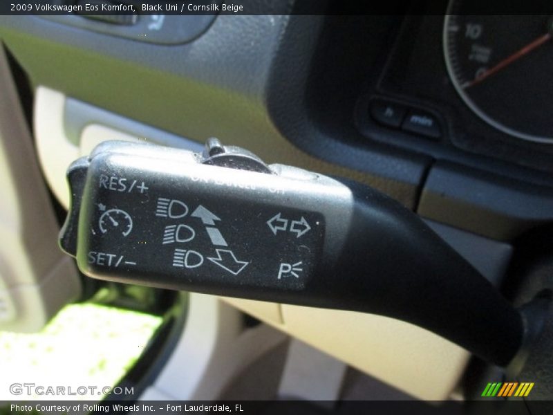 Black Uni / Cornsilk Beige 2009 Volkswagen Eos Komfort