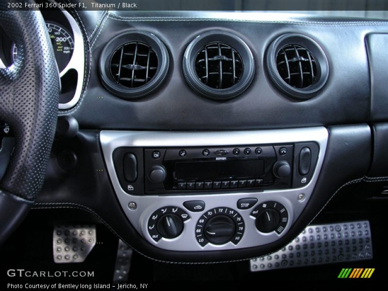 Controls of 2002 360 Spider F1