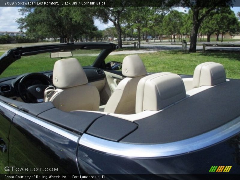 Black Uni / Cornsilk Beige 2009 Volkswagen Eos Komfort