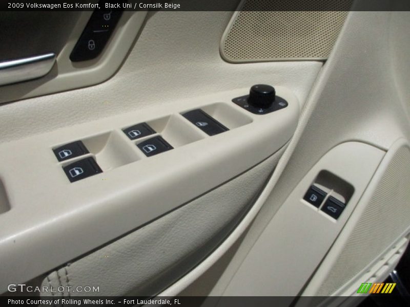 Black Uni / Cornsilk Beige 2009 Volkswagen Eos Komfort