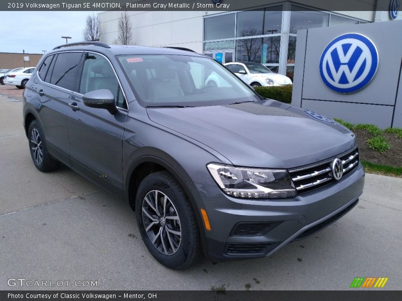 Front 3/4 View of 2019 Tiguan SE 4MOTION