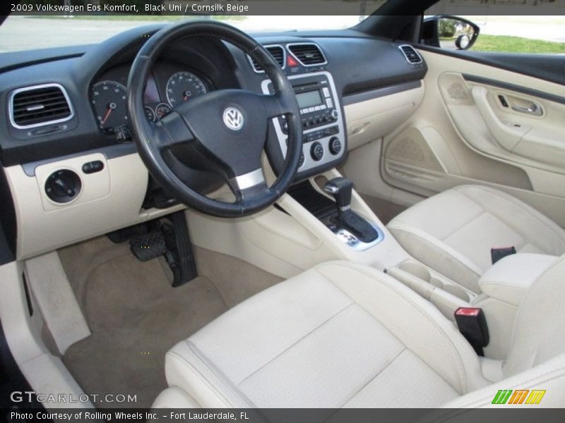 Black Uni / Cornsilk Beige 2009 Volkswagen Eos Komfort