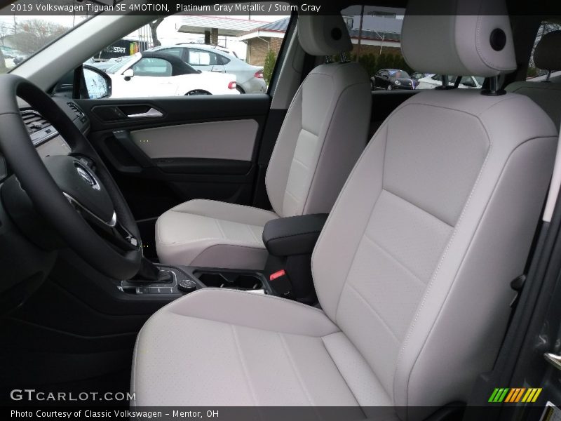 Platinum Gray Metallic / Storm Gray 2019 Volkswagen Tiguan SE 4MOTION