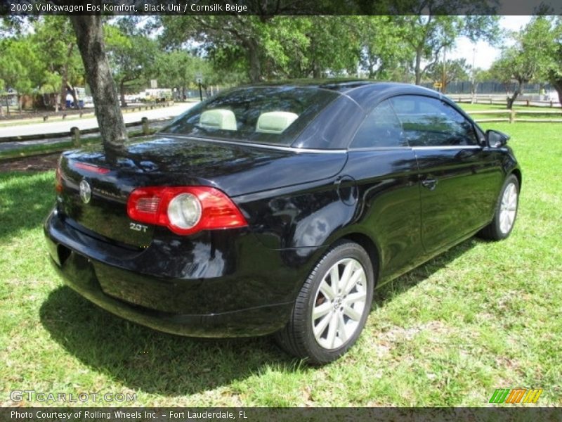 Black Uni / Cornsilk Beige 2009 Volkswagen Eos Komfort