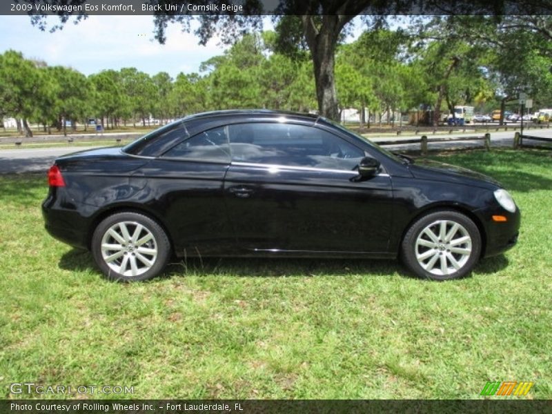 Black Uni / Cornsilk Beige 2009 Volkswagen Eos Komfort