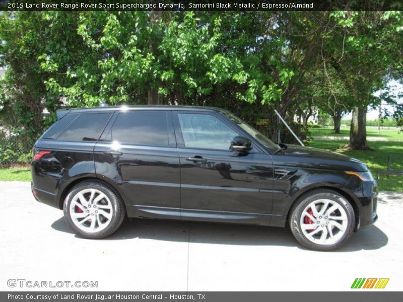 Santorini Black Metallic / Espresso/Almond 2019 Land Rover Range Rover Sport Supercharged Dynamic