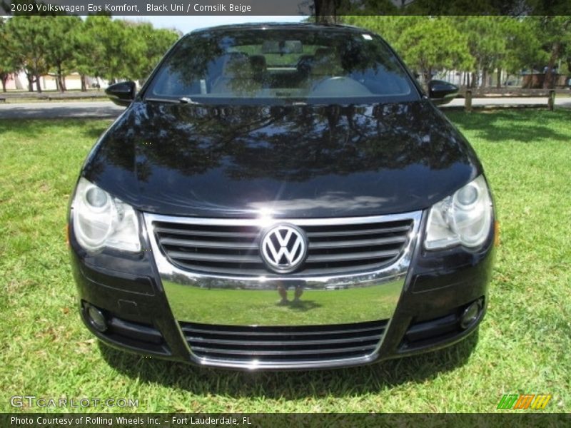 Black Uni / Cornsilk Beige 2009 Volkswagen Eos Komfort
