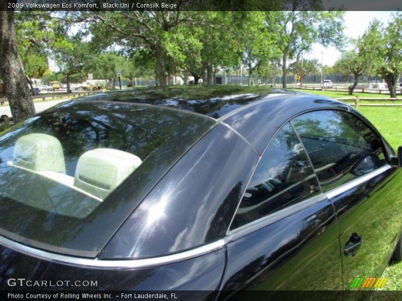 Black Uni / Cornsilk Beige 2009 Volkswagen Eos Komfort