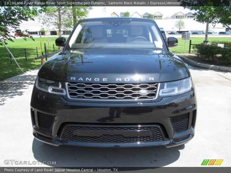 Santorini Black Metallic / Espresso/Almond 2019 Land Rover Range Rover Sport Supercharged Dynamic