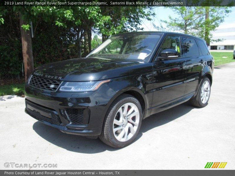 Santorini Black Metallic / Espresso/Almond 2019 Land Rover Range Rover Sport Supercharged Dynamic