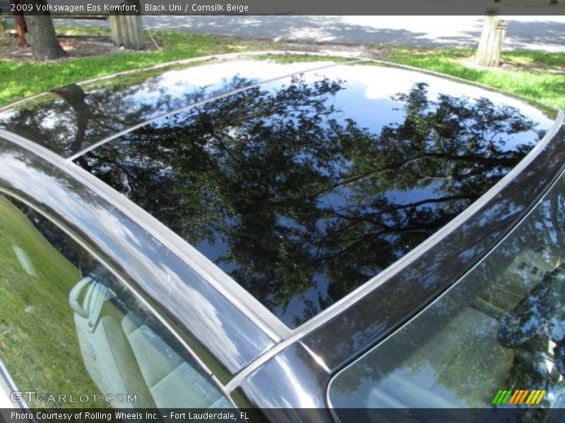 Black Uni / Cornsilk Beige 2009 Volkswagen Eos Komfort